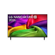 LG 43 collu LG NANO 4K UHD AI NU80 viedtelevizors 2026, 43&nbsp;collu LG NANO 4K UHD AI NU80 Smart TV 2026, 43NU800B3LC, thumbnail 1